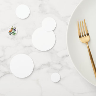 watercolor flowers confetti