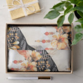 Watercolor Flowers Floral Raven Botanicals Tissuepapier (Geschenk)