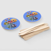 watercolor flowers handwaaier (Niet-gemonteerd)