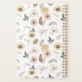 Watercolor Flowers Planner (Achterkant)