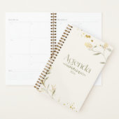 Watercolor Flowers Planner – Minimalist Design (Display)