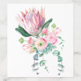Watercolor Flowers Wedding