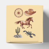Watercolor Flying Cowboy Bedankdoosjes (Bovenkant)