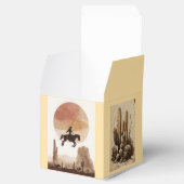 Watercolor Flying Cowboy Bedankdoosjes (Geopend)