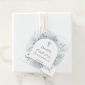 watercolor foliage First Communion Bedankjes Labels (In situ)