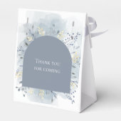 watercolor foliage First Holy Communion Bedankdoosjes (Achterkant)