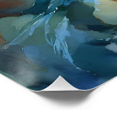 Watercolor Forest River Horsewoman Dreamscape Perfect Poster (Hoek)