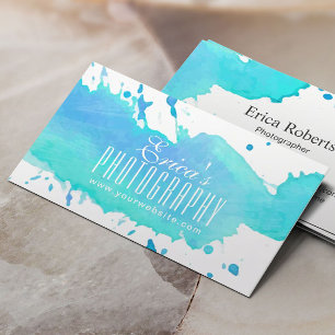 Watercolor Fotografie Moderne Fotograaf Visitekaartje