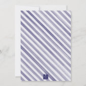 Watercolor Frans Champagnfeest Kaart (Achterkant)