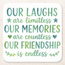 Watercolor Friendship Quote