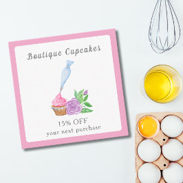 Watercolor Frosting Cupcake Bakkerij, Catering Kortingskaartje