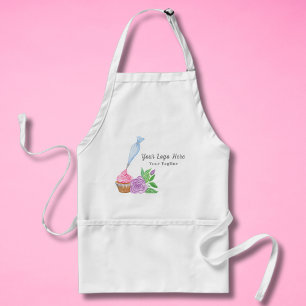 Watercolor Frosting Cupcake Bakkerij, Catering Standaard Schort