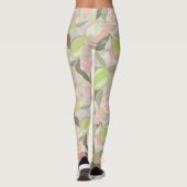 Watercolor Fruit Pattern | Vibrant Citrus Leggings (Achterkant)