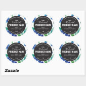 Watercolor fruit  Product Ronde Label (Vel)