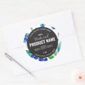 Watercolor fruit  Product Ronde Label (Envelop)