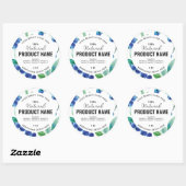 Watercolor fruit  Product Ronde Label (Vel)