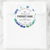Watercolor fruit  Product Ronde Label (Tas)