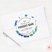 Watercolor fruit  Product Ronde Label (Envelop)
