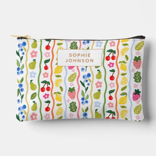 Watercolor Fruits Pattern Food Summer Personalized Etui (Voorkant)