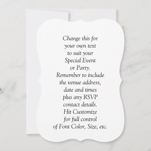 Watercolor Galopperend Paard Gepersonaliseerd Kaart (Achterkant)