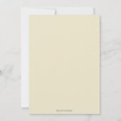 Watercolor Gebouwen Housewarming Party Kaart (Achterkant)