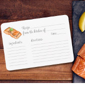 Watercolor Gegrilde Zalm Recept