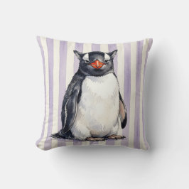 Watercolor Gentoo Pinguïn Kussenhoes Kussen