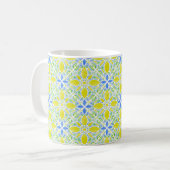 Watercolor Geo _ Citrus Koffiemok (Voorkant links)