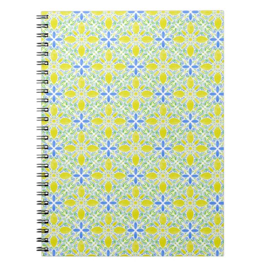 Watercolor Geo _ Citrus Notitieboek (Voorkant)