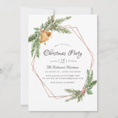 Watercolor Geometrisch Kerstfeest Kaart (Voorkant)