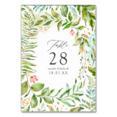 Watercolor Geometrische Kristallen Bruiloft Kaart (Achterkant)