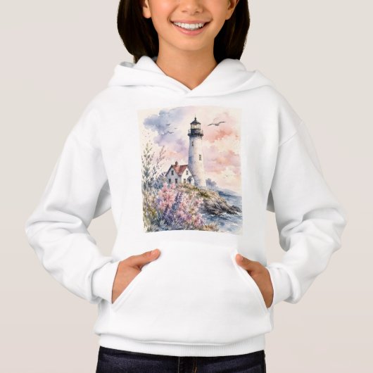 Watercolor geschilderde vuurtoren (Voorkant)