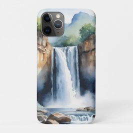 Watercolor geschilderde waterval Case-Mate iPhone case