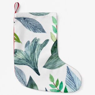 Watercolor gevallen bladeren 11 kleine kerstsok