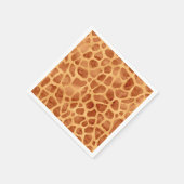 Watercolor Giraffe Print Servet (Hoek)
