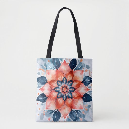 Watercolor Glans Tote Bag (Voorkant)