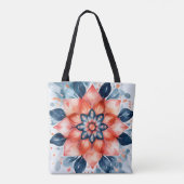 Watercolor Glans Tote Bag (Achterkant)