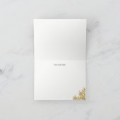 Watercolor Glitter Pompoen Bedankkaart (Binnen)