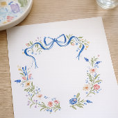 Watercolor Golden Retriever Wedding Crest Bedankzakje