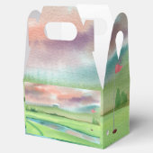 Watercolor Golf Bedankdoosjes (Geopend)