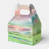 Watercolor Golf Bedankdoosjes (Voorkant Zijde)