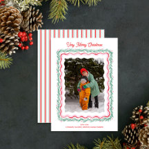 Watercolor Golvend Kerstslinger Frame