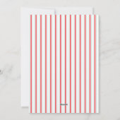 Watercolor Golvende Kerstslinger Frame Feestdagenkaart (Achterkant)