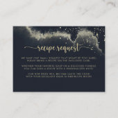 Watercolor Goud Spat Waterrecept Verzoek Informatiekaartje (Voorkant)