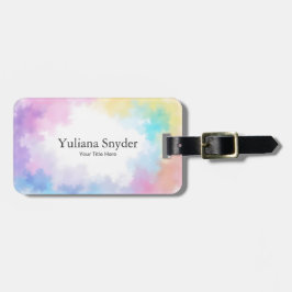 Watercolor Gradient Invitation Cute Elegant Femine Bagagelabel