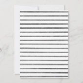 Watercolor Graduation Caps Grad Party Invitation Aankondiging (Achterkant)