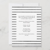 Watercolor Graduation Caps Grad Party Invitation Aankondiging (Achterkant)