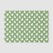 Watercolor Green Lattice Garland Tissuepapier (Voorkant)