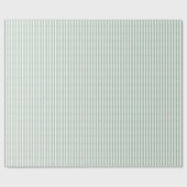 Watercolor Green Stripe Cadeaupapier (Vlak)