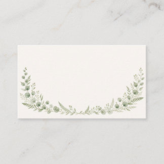 Watercolor Greenery Arch Wedding Place Card Plaatskaartje